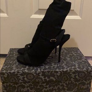 Dolce and Gabbana Tulle stretch heels